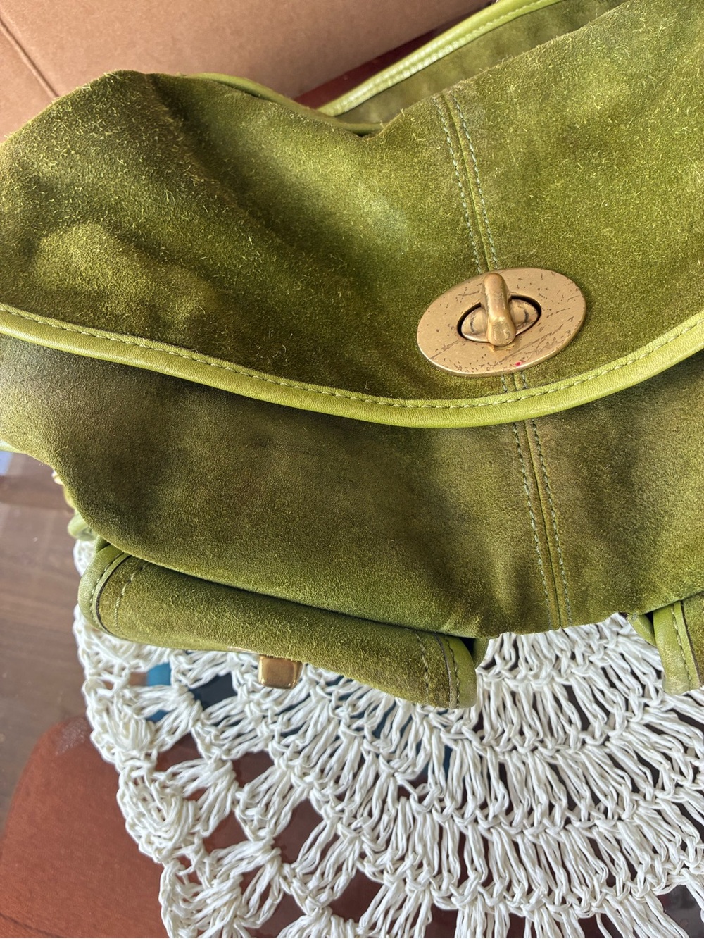 Coach 65th anniversary green haversack bleeker - Picture 2 of 8